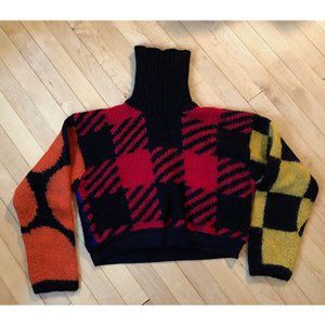 American Apparel Retro 80s Crop Turtleneck Sweater